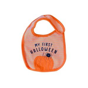 {Carters} “My first Halloween” lined back bib